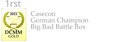 Casecon German Champion Big Bad Battle Box    2021  DCMM  GOLD 1rst