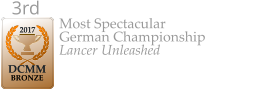 2017  DCMM  BRONZE 3rd  Most Spectacular German Championship Lancer Unleashed