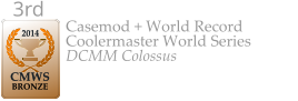 2014  CMWS  BRONZE 3rd  Casemod + World Record Coolermaster World Series DCMM Colossus