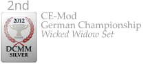 CE-Mod German Championship Wicked Widow Set  2012  DCMM  SILVER 2nd