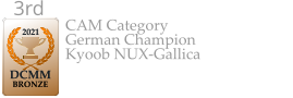2021  DCMM  BRONZE 3rd  CAM Category German Champion Kyoob NUX-Gallica