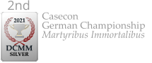 Casecon German Championship Martyribus Immortalibus  2021  DCMM  SILVER 2nd