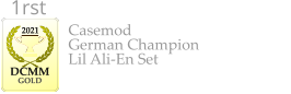 Casemod German Champion Lil Ali-En Set    2021  DCMM  GOLD 1rst